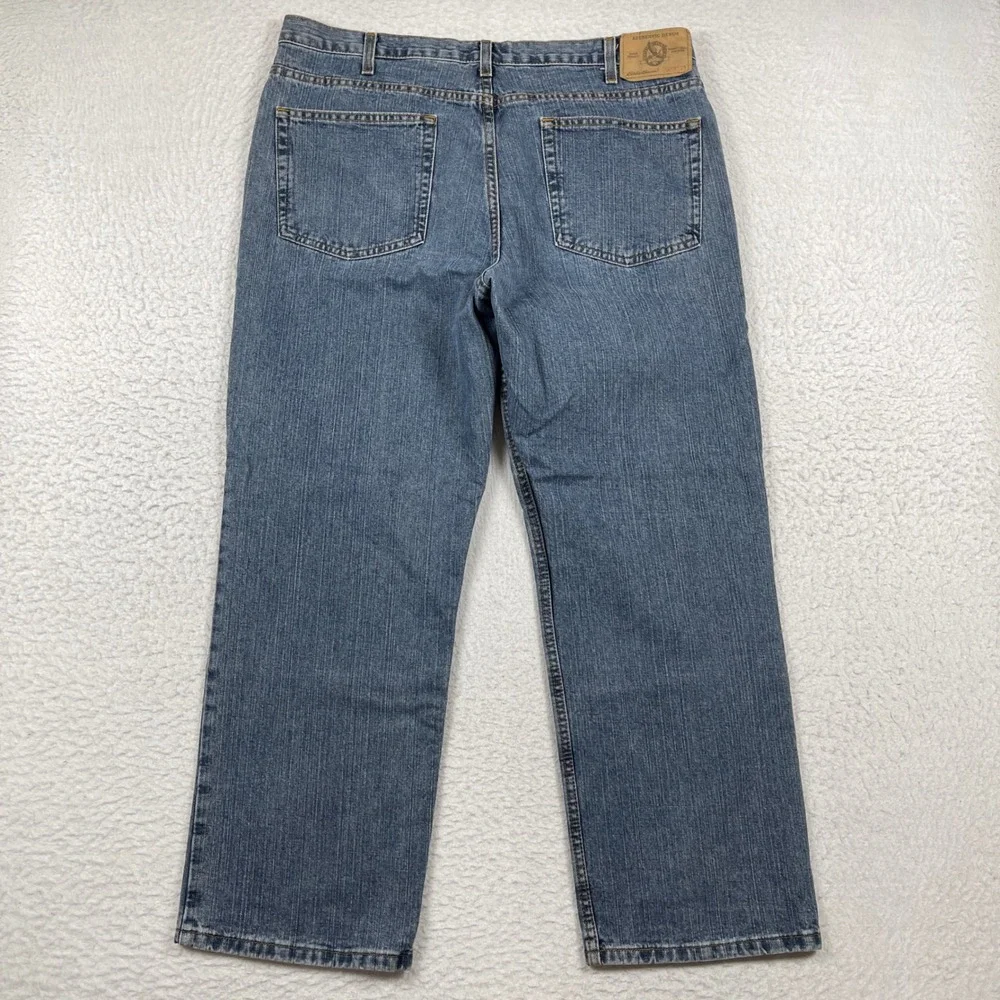 Eddie Bauer Original Fit Jeans Mens 38x30 Blue Cotton Straight Leg Denim Vintage